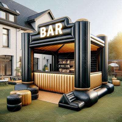 Großes Superior Design aufblasbar Neue Bar Freizeitplattform Party Bar aufblasbar 2024 Neues Design Wasserbad Pub