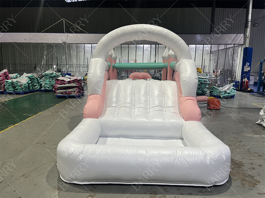 Party angepasst aufblasbare Sprungschloss aufblasbare Sprungschütze Sprungschloss Kinder Mädchen Prinzessin Kutsche Combo mit Rutsche