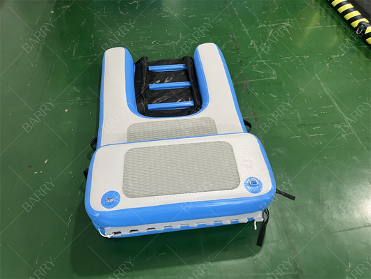 Sichere und stabile nicht rutschfähige PVC aufblasbare Hundewasser Rampfloating Plattform Tier Klettermatte für Pool See Dock