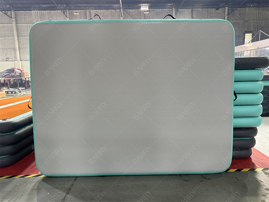 2.4×1.8x0.15m Dropstitch Aufblasbares Boot Jet Ski Dock Wasser Schwimmmatte Insel