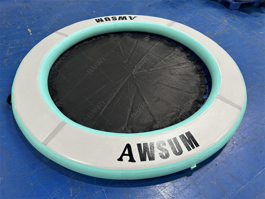 Schwimmbad Rund Pool Schwimmbad Insel Falten aufblasbare Wasserhängematte mit Gitter