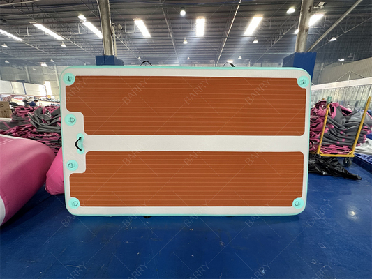 3×1.8x0.15m individuell angepasste Größe Farbe verfügbar aufblasbares schwimmendes Dock für Yacht Freizeit