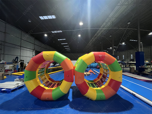 Große aufblasbare Wasserspielzeuge See-Spielzeuge aufblasbare Wasser-Roller-Rad Pool aufblasbare Rad