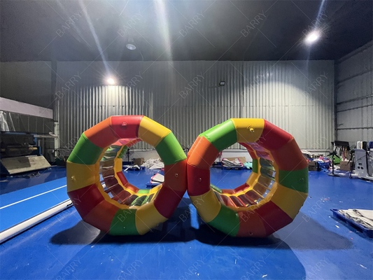 Große aufblasbare Wasserspielzeuge See-Spielzeuge aufblasbare Wasser-Roller-Rad Pool aufblasbare Rad