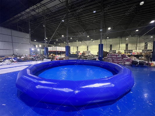Rund Kleines Blaues Großes Spaß Sommer Kinder Aufblasbecken Für Paddelboote Wasserkugeln