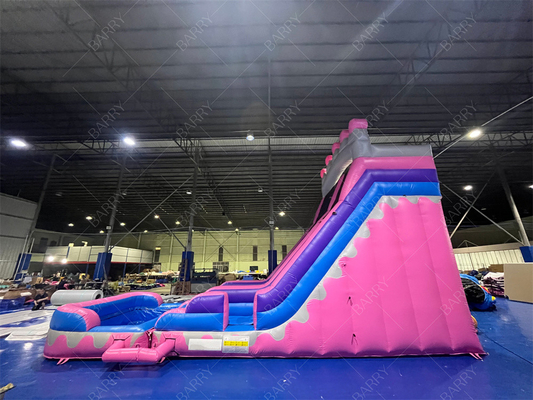 8.4x3.6x6m benutzerdefinierter Springer Sprungkinder Pink Princess aufblasbare Wasserrutschen für die Party