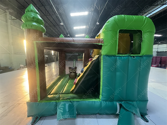 3.6x3x2.4m Tier-Themen Regenwald Sprung-Sprungschloss kommerzielles aufblasbares Sprunghaus