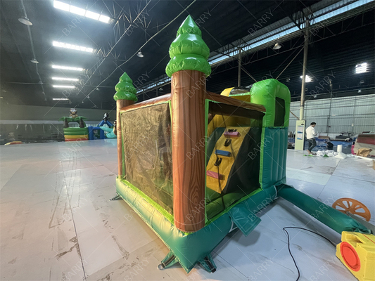 3.6x3x2.4m Tier-Themen Regenwald Sprung-Sprungschloss kommerzielles aufblasbares Sprunghaus
