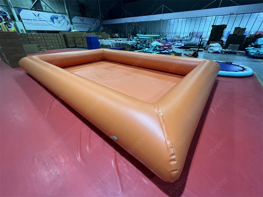 Großer luftdichtes Wasserschwimmbad Schwimmbad Orange für das Wasserspiel Sommer