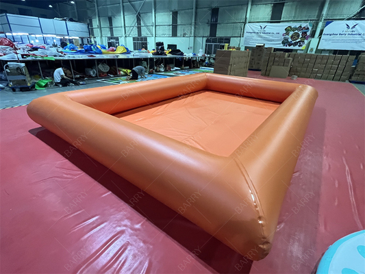 Großer luftdichtes Wasserschwimmbad Schwimmbad Orange für das Wasserspiel Sommer