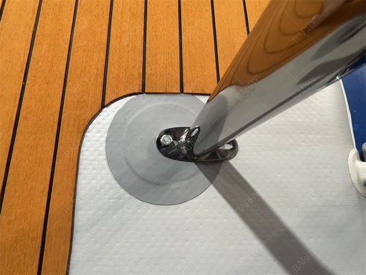 Edelstahltreppe 3x2x0.2m aufblasbare Jet-Ski-Dock-Pontoon zum Parken von Booten