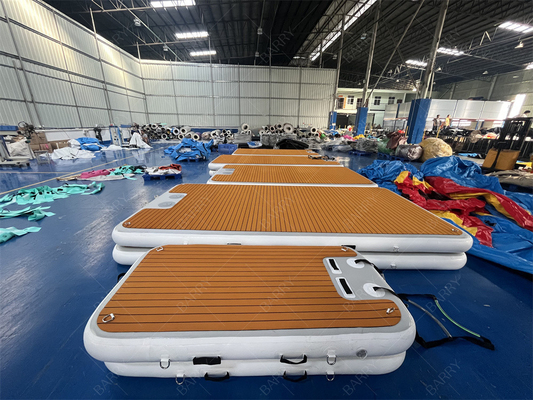 Drop Stitch aufblasbare Motorbootplattform Yacht Dock Plattform