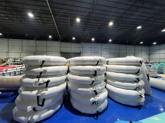 U-Form aufblasbares schwimmendes Dock für Motorboote aufblasbares Jet Ski Dock