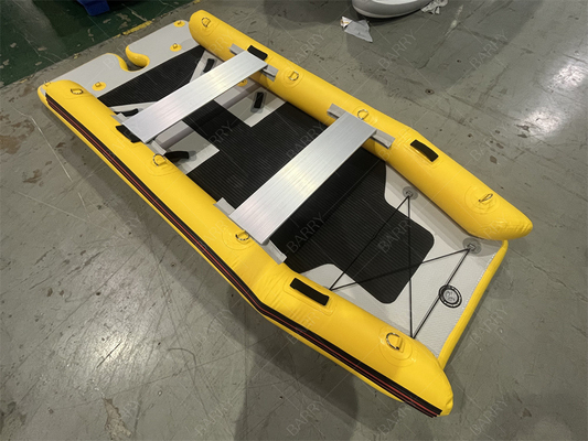 Kleines Kajak aufblasbares PVC Power Sailing Ce Leichtgewicht Katamaran Segelboot Hypalon aufblasbares Boot Katamaran