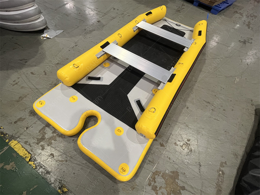 Kleines Kajak aufblasbares PVC Power Sailing Ce Leichtgewicht Katamaran Segelboot Hypalon aufblasbares Boot Katamaran