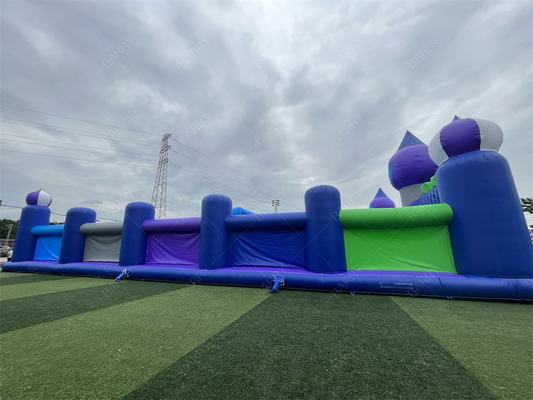 30x30m großer Sprungvergnügungspark aufblasbarer Vergnügungspark Sprunghaus Spielbereich Spiel
