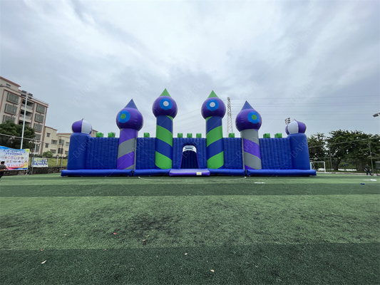 30x30m großer Sprungvergnügungspark aufblasbarer Vergnügungspark Sprunghaus Spielbereich Spiel