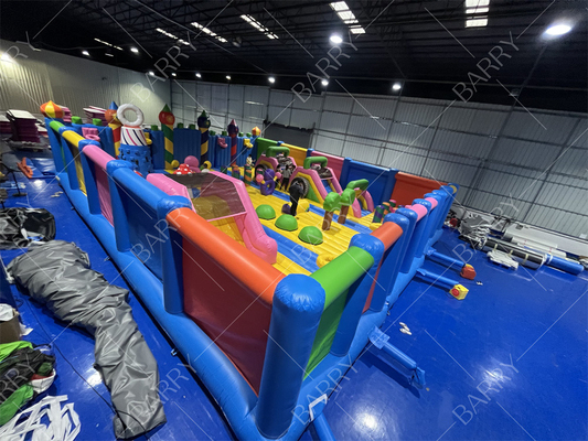 Außenwasserpark aufblasbares Wasserspielplatz Themenpark Indoor-Spielplatz Trampolinpark