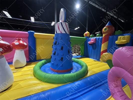 Außenwasserpark aufblasbares Wasserspielplatz Themenpark Indoor-Spielplatz Trampolinpark