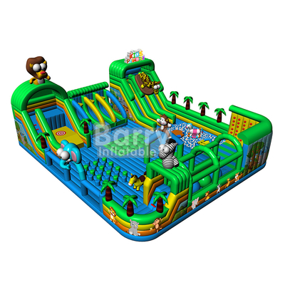 Custom Kinder Spielplatz Spiele Zoo Themenpark Aufblasbarer Innenpark in meiner Nähe