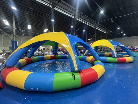 8m PVC-Schwimmbad mit Zelt für gewerbliche Zwecke