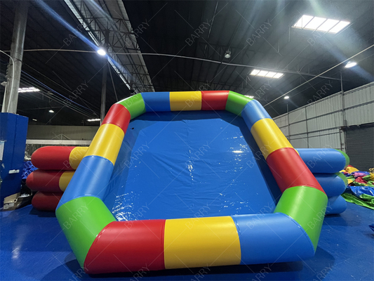 Schwimmbad mit aufblasbarer PVC-Platte für Wasserspiele