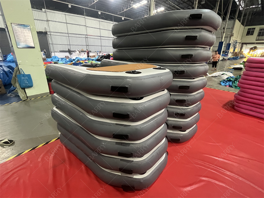 Anpassbare aufblasbare Hundewasserrampe mit Luftpumpe