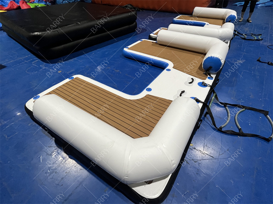 Anpassbares aufblasbares Schwimmdock für Bootfahren und Yoga