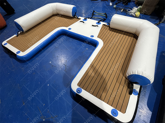 Anpassbares aufblasbares Schwimmdock für Bootfahren und Yoga