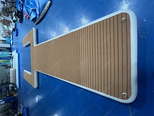 Anpassbare aufblasbare schwimmende Dock-Plattform aus PVC und EVA