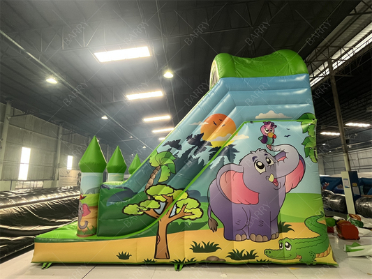 Anpassbarer 6x4M Tier aufblasbarer Rutscher für Kinder
