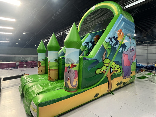 Anpassbarer 6x4M Tier aufblasbarer Rutscher für Kinder