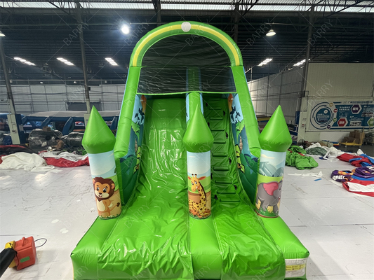 Anpassbarer 6x4M Tier aufblasbarer Rutscher für Kinder