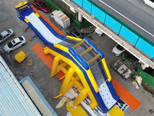Kommerzielle riesige aufblasbare Wasserrutsche 30x10,6m PVC für Themenparks