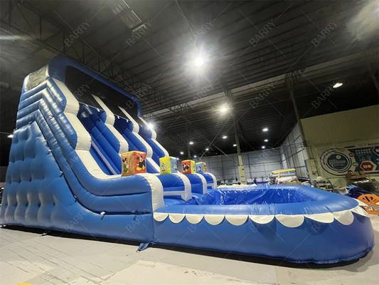 Vergnügungspark im Freien Garten Big Kid Aufblasbare Doppelschienen für Jugendliche Hinterhof