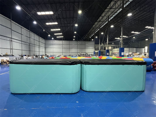 Kommerzielle, kundenspezifische PVC-Kinderbecken mit Abdeckung, aufblasbares Becken aus Drop-Stitch-Gewebe, Schwimmbad