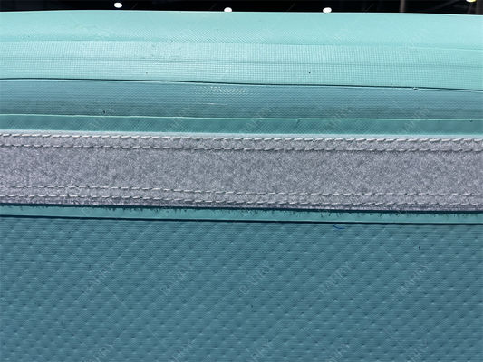 Kommerzielle, kundenspezifische PVC-Kinderbecken mit Abdeckung, aufblasbares Becken aus Drop-Stitch-Gewebe, Schwimmbad