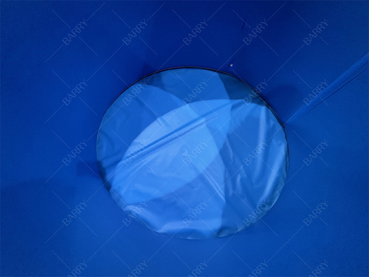 Kundenspezifischer, strapazierfähiger Outdoor-Dwf-Drop-Stitch-Familien-Rundpool, aufblasbares Eisbad, Sommer-Essential, Hinterhofpool