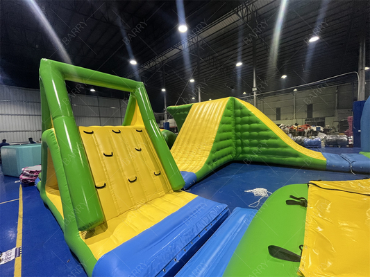 Wasserspielgeräte-Spiel Benutzerdefinierte Kommerzielle Outdoor Neue Grüne Aufblasbare Schwimmende Wasserpark Für Meer