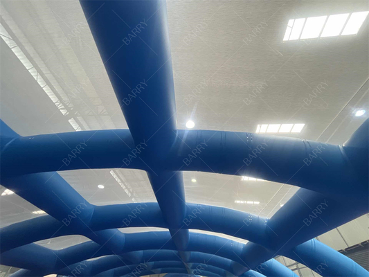 Kommerzielle Veranstaltung PVC-Kuppelzelt Dach Zelt Waschen Auto Shelter Aufblasbares Zelt Abdeckung Für Den Metallrahmen Pool