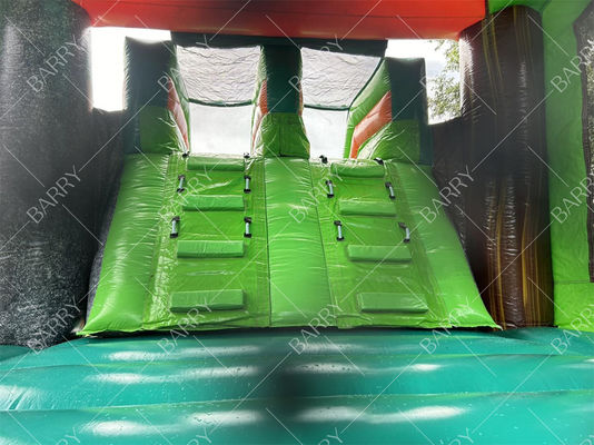 T-Rex Dinosaurier aufblasbare Wasserrutsche Sprunghaus Combo aufblasbare Türsteher Sprungburg