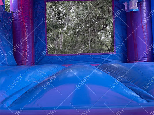 Kommerzielle aufblasbare Wasserrutsche Combo Bouncer Einhorn Jumper Springende Mond Bouncy Schlösser Bounce House