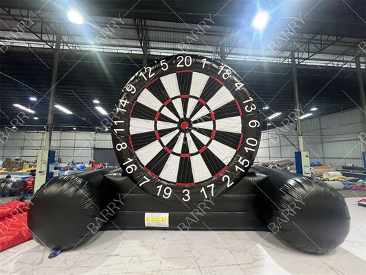 Commercial PVC Inflatable Outdoor Dartboard Airtight Shooting Target Inflatable Football Dart Game for Kids Adults