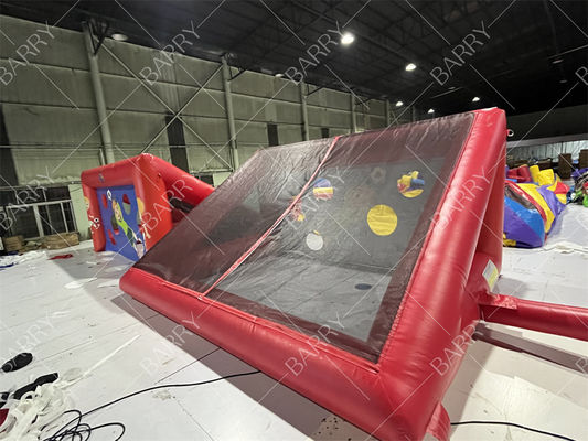 Anpassbares aufblasbares Fußballtor-Set, Werbesportspiel für Strandparty & Events