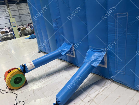 Kommerzielle Kinder- und Erwachsenen-Hüpfburg-Rutsche für Weihnachten