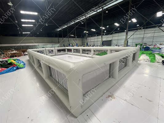 Outdoor Kids Inflatable Soccer Court Football Pitch Arena Airtight Blow Up Football Field For Sale