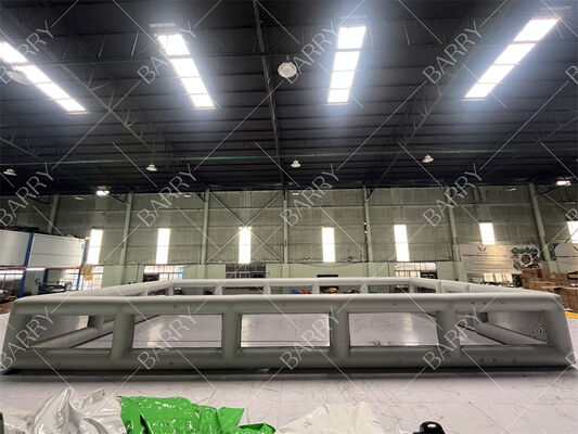 Outdoor Kids Inflatable Soccer Court Football Pitch Arena Airtight Blow Up Football Field For Sale