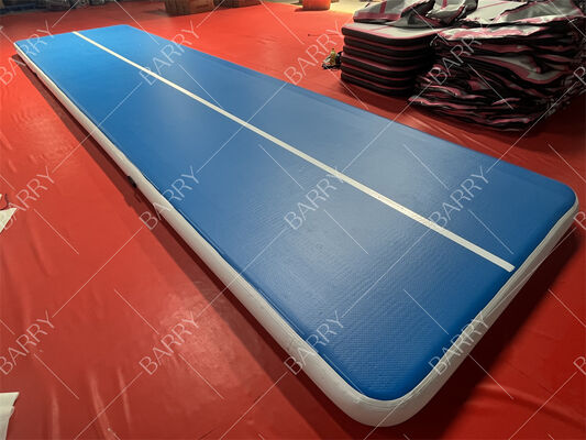 Fabrik aufblasbare Luftbahn für Gymnastik Tumbling Mat mit Drop Stitch Blower Velcro Connect für Yoga-Nutzung