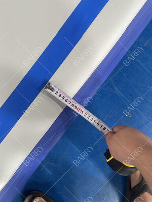 Drop Stitch PVC Fitness Gymnastik Matratze Aufblasbare Luftbahnmatte für Outdoor-Training