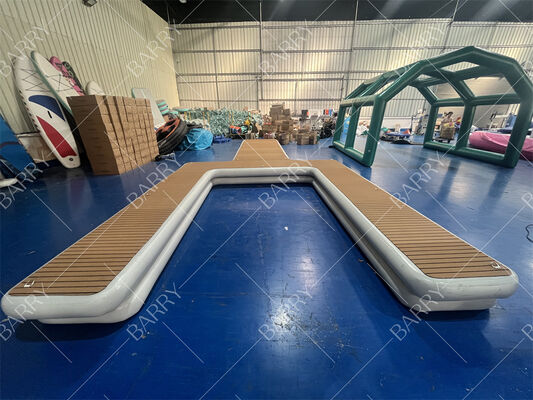 Wasser Schwimmende Insel Jetski Dock Aufblasbar Y Ponton Motorboot Dock Plattform